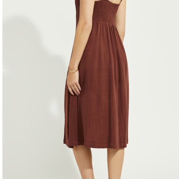 Gentle Fawn Wesley Linen Dress Beige XS | Cottagecore Boho Minimalist Chic - Picture 9 of 9